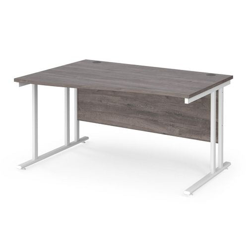 Dams International Wave Desk MC14WLWHGO 1,400 x 725 x 800 - 990 mm