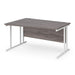 Dams International Wave Desk MC14WLWHGO 1,400 x 725 x 800 - 990 mm