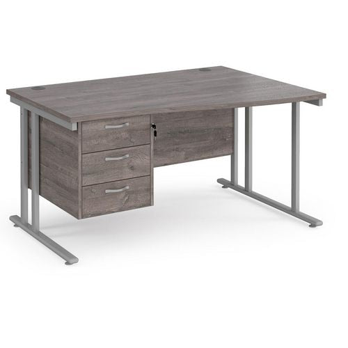 Dams International Wave Desk MC14WRP3SGO 1,400 x 725 x 800 - 990 mm