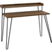 DOREL HOME Desks 9881396COMUK Walnut 1,135.38 (W) x 604 (D) x 899.16 (H) x 899.16 - 899.16 (H) mm