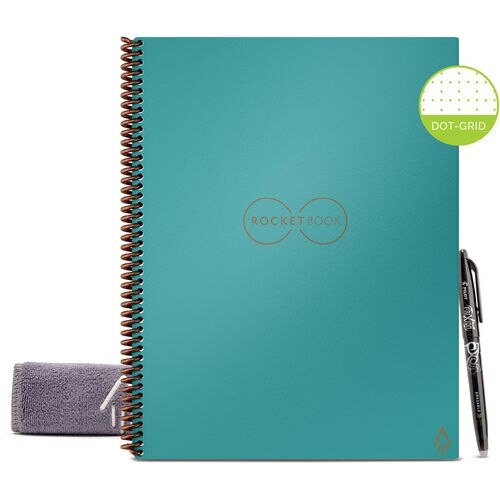RocketBook Notebook DL EVR-L-RC-CCE-FR Not Perforated 32 Pages Neptune Teal