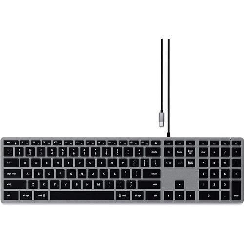 Satechi Keyboard ST-UCSW3M-UK Wired Grey Alphanumeric