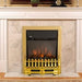 Homcom Modern Electric Fireplace Golden
