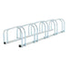 HOMCOM 5-Bike Floor Parking Stand-Silver