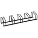 HOMCOM Bike Parking Rack, 130Lx33Wx27H cm, Steel-Black