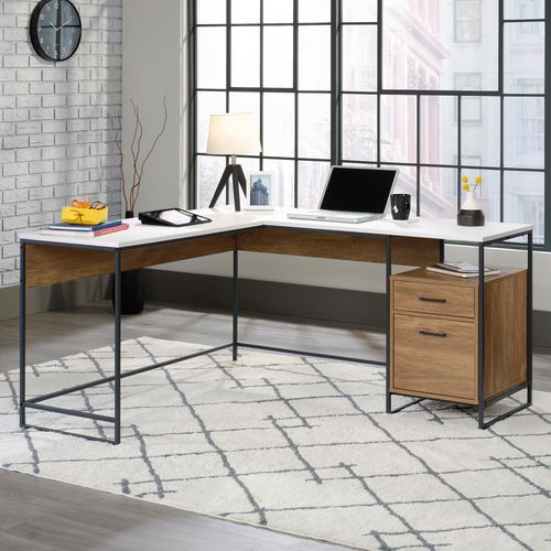 Teknik Moderna Desk L-Shape Mango 1,516 x 750 mm