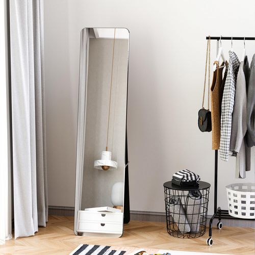 HOMCOM Free Standing Dressing Mirror Full Body Black