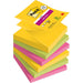 Post-it Super Sticky Z-Notes 76 x 76 mm Green, Pink, Yellow Squared Plain 6 Pads of 90 Sheets