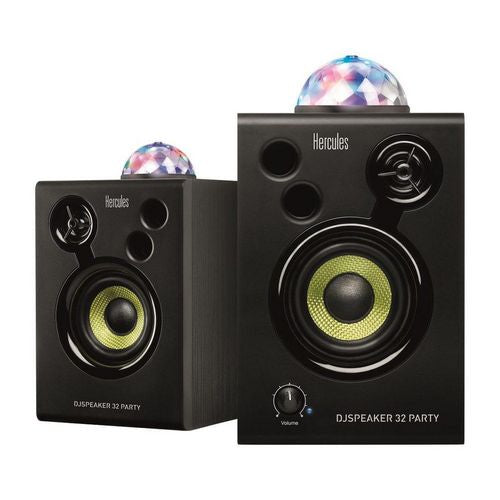 HERCULES Speaker DJSpeaker 32 4768224 Black RCA Output 135 mm x 235 mm x 155 mm