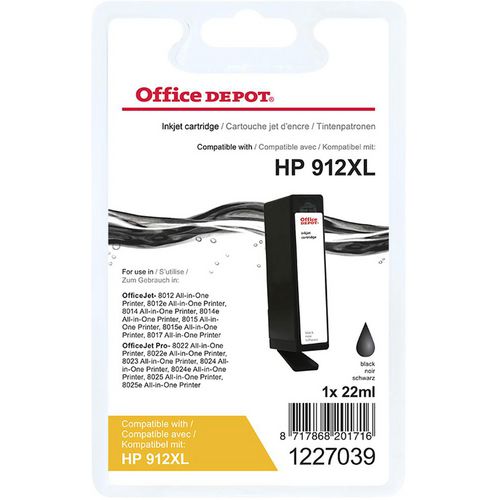 Office Depot 912XL Compatible HP Ink Cartridge 3YL84AE Black