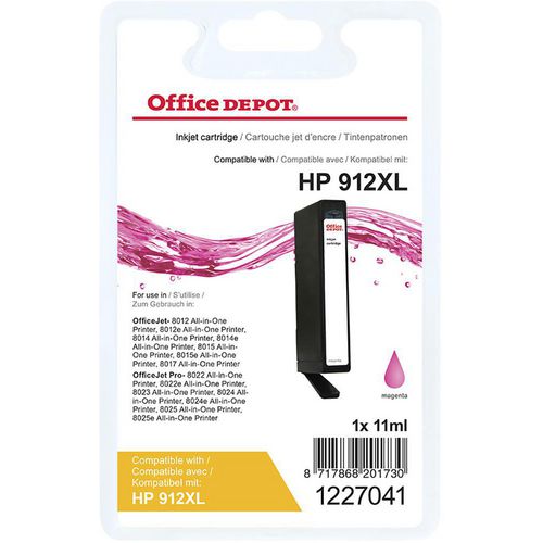 Office Depot 912XL Compatible HP Ink Cartridge 3YL82AE Magenta