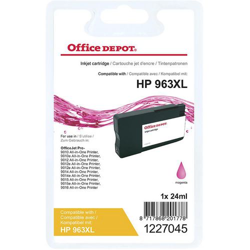 Office Depot 963XL Compatible HP Ink Cartridge HP3JA28AE Magenta