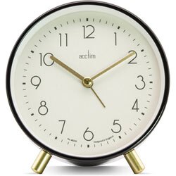 Acctim Clock 16263 11.2 cm x 5 cm x 12.6 cm Black