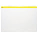 Office Depot Zip Lock Bags Zip Bag A3 Zip PP (Polypropylene) Landscape 42 (W) x 45 (D) x 29.7 (H) cm Yellow Pack of 5