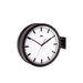 Balance Wall Clock 38 cm Analogue Black/White