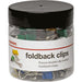Office Depot Foldback Clips 19mm Assorted Pack of 50