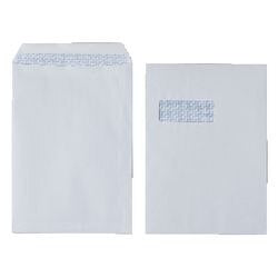 Office Depot Envelopes with Window C4 229 (W) x 324 (H) mm Self-adhesive Self Seal White 90 gsm Pack of 250