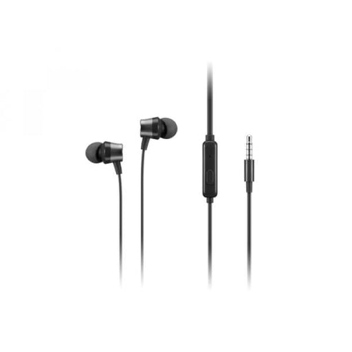 Lenovo Analog Gen 2 - Earphones with mic - in-ear - black - for ThinkCentre M60q Chromebox, M70s Gen 3, M70t Gen 3, ThinkPad P15v Gen 3, X1 Carbon Gen 11