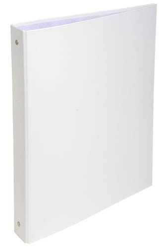Exacompta Ring Binder Polypropylene A4 4 ring White Pack of 20