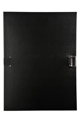 Exacompta Expanding File 30116H A4 Black Polypropylene 24 x 32 cm Pack of 10