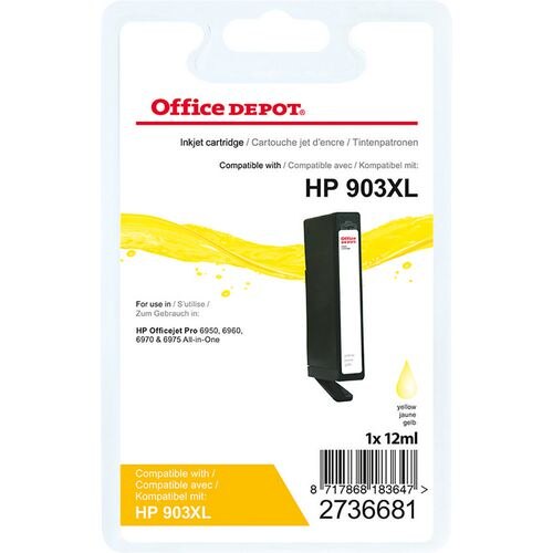 Office Depot 903XL Compatible HP Ink Cartridge T6M11AE Yellow