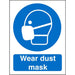 Mandatory Sign Wear Dust Mask Vinyl 30 x 20 cm