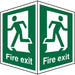 Fire Exit Sign Plastic 30 x 20 cm