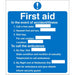 First Aid Sign First Aid Vinyl 23 x 19.5 cm