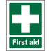 First Aid Sign First Aid Self Adhesive Vinyl 20 x 15 cm