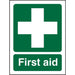 First Aid Sign First Aid Plastic Self Adhesive 30 x 20 cm