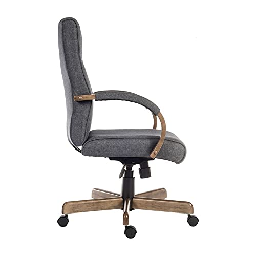 Grayson Fabric Executive Office Chair Grey - 6969GREY