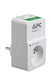 APC Essential Surgearrest PM1WU2 - Surge protector - AC 230 V - output connectors: 1 - France - white