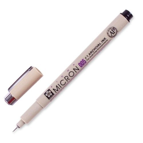 Sakura Fineliner Pen Pigma Micron Assorted Pack of 6