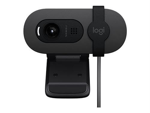 Logitech BRIO 105 - Webcam - colour - 2 MP - 1920 x 1080 - 720p, 1080p - audio - USB