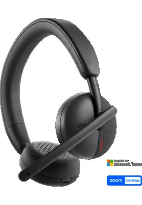 Dell Wireless Headset WL3024 - Headset - on-ear - vertical - Bluetooth - wireless - Zoom Certified, Certified for Microsoft Teams