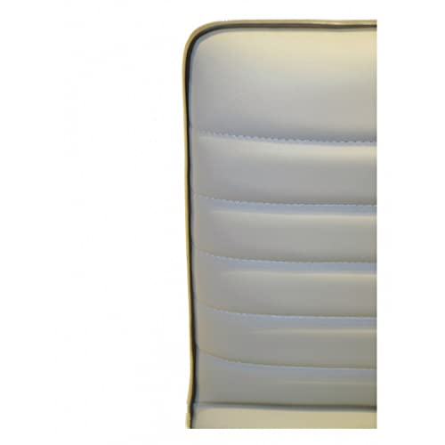 Alphason High Back Bar Stool with Adjustable Seat Colby Grey