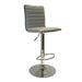 Alphason High Back Bar Stool with Adjustable Seat Colby Grey
