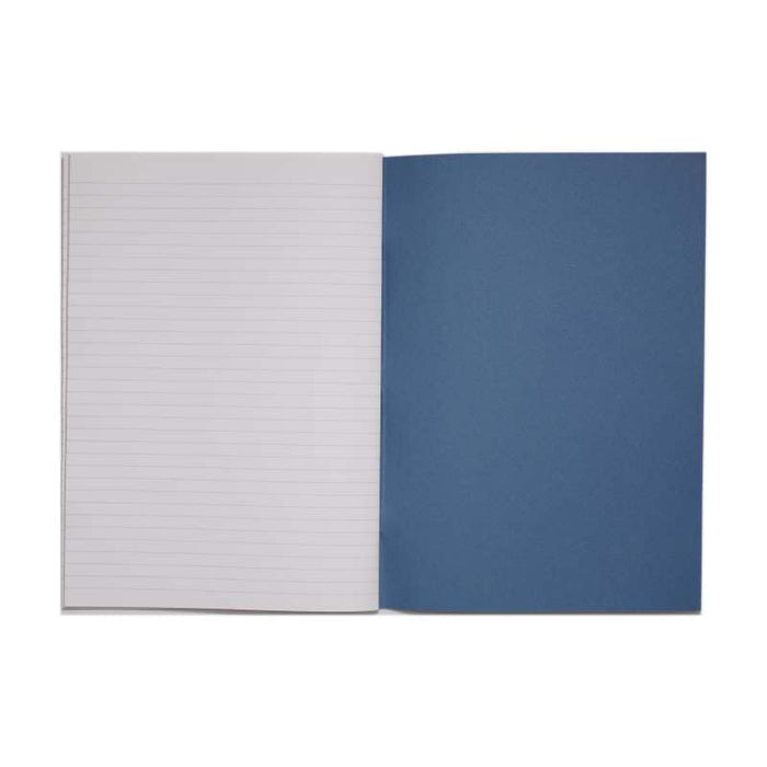 Rhino A4 Exercise Book 32 Page Light Blue Feint Ruled 8mm (Pack 100) - VDU014-160-8