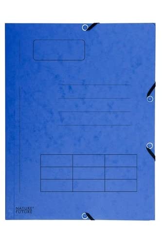 Exacompta 3 Flap Folder 55360E A4 Assorted Mottled Pressboard 24 x 32 cm Pack of 50