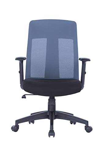 Alphason Office Chair Laguna Black, Grey 530-450 x 490 mm