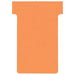 Nobo Size 2 T-Cards Orange 6 x 8.5 cm Pack of 100