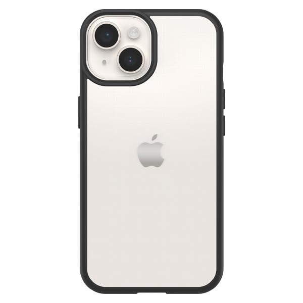 OtterBox React Apple iPhone 15 Black Crystal - clear/black
