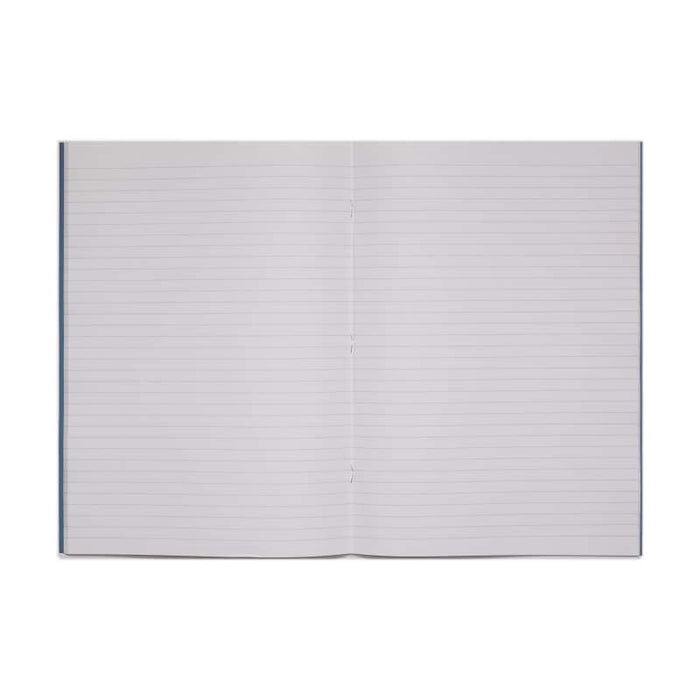 Rhino A4 Exercise Book 32 Page Light Blue Feint Ruled 8mm (Pack 100) - VDU014-160-8