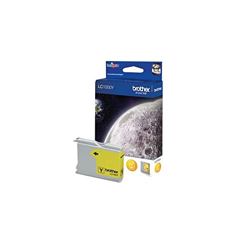Brother LC1000Y - Yellow - original - ink cartridge - for Brother DCP-350, 353, 357, 560, 750, 770, MFC-3360, 465, 5460, 5860, 660, 680, 845, 885