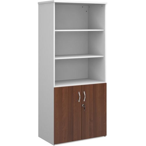 Dams International Combination Unit with Lockable Door and 2 Shelves Universal 800 x 470 x 1790 mm White