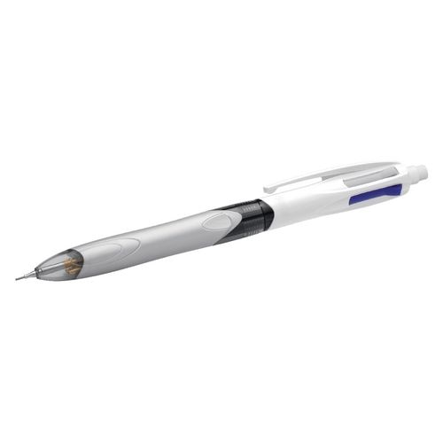 BIC 4 Colours 3+1 Ballpoint Pen Black, Blue, Red 1.0 mm + Pencil 0.7 mm Refillable