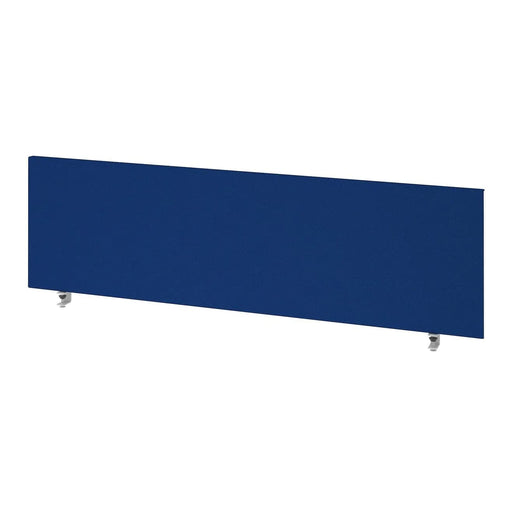 Impulse Straight Screen W1600 D25 x H400mm Blue With Silver Frame - I000269