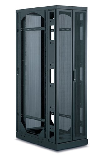APC Netshelter VX Seismic Enclosure w/out Sides Black - Rack - black - 42U - for P/N: SUA1000RM2U, SUA1000RM2U-TU, SUA1000RMI2U, SUA5000RMI5U