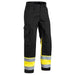 BLÅKLÄDER Trousers 15641811 Cotton, PL (Polyester) Black, Yellow Size 51S