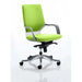 Dynamic Tilt & Lock Visitor Chair Fixed Arms Xenon Myrrh Green Seat, White Shell Without Headrest Medium Back